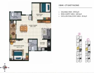 3 BHK Floor Plan